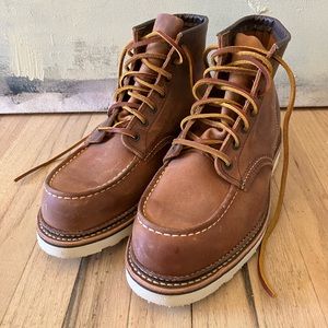 Red Wing Heritage 1907 6in Moc Toe Boot—Copper rough and tough —Men’s 8.5 D